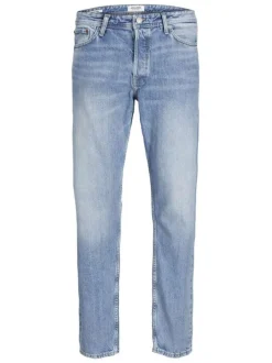 Jean Chris en coton mélangé stone uni avec une coupe regular et 3 poches avant