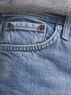 Jean Chris en coton mélangé stone uni avec une coupe regular et 3 poches avant