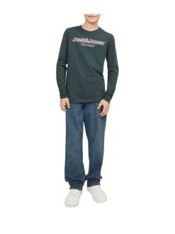 Jean Clark Regular en coton mélangé indigo uni coupe regular fit