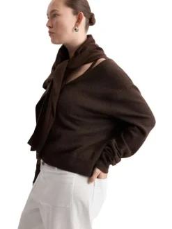 Jean en coton blanc uni pourvu d'une coupe bootcut et d'une taille haute