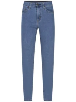 Jean 724 en coton bleu délavé avec une coupe Regular fit et un style 5 poches