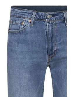 Jean 511 en coton bleu délavé avec une coupe slim et un style 5 poches