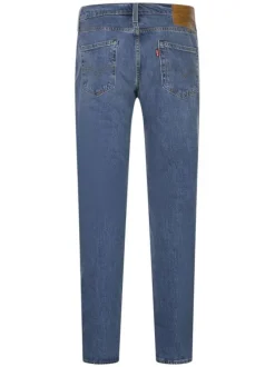 Jean 511 en coton bleu délavé avec une coupe slim et un style 5 poches