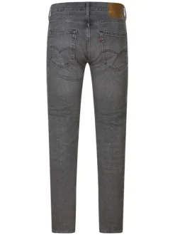 Jean 512 en coton gris avec un aspect délavé et une coupe slim