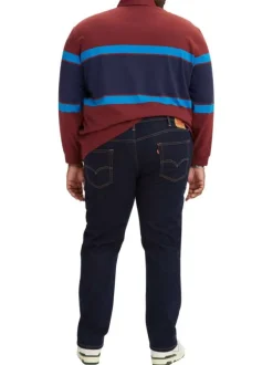 Jean 511 en coton mélangé bleu brut uni avec une coupe slim fit