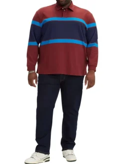 Jean 511 en coton mélangé bleu brut uni avec une coupe slim fit