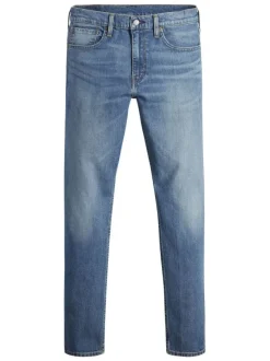 Jean 512® en coton mélangé bleu à coupe slim pourvu de coutures contrastées