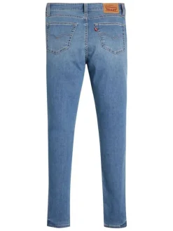 Jean 721 en coton mélangé bleu stone légèrement délavé à coupe skinny
