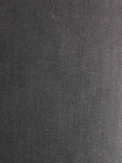 Jean en coton mélangé gris avec une coupe skinny et des passants