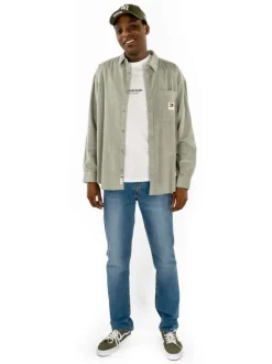 Jean 511™ en coton stone uni avec 5 poches et une coupe droite