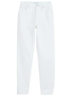 Jean en coton stone uni avec une coupe regular fit et 5 poches