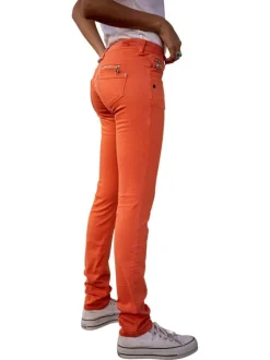 Jean femme rouge