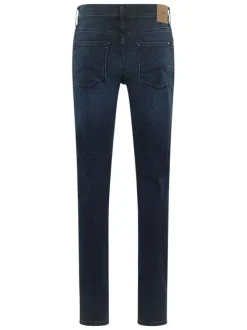 Jean Frisco skinny en coton bleu indigo délavé et une taille mi-haute L32
