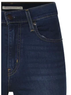 Jean 724™ High Rise Straight en coton mélangé indigo avec une coupe droite