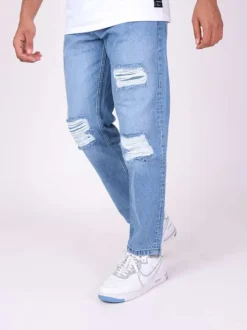 Jean homme bleu