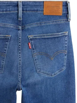 Jean 726™ hyperstretch en coton doux indigo moyen délavé coupe bootcut