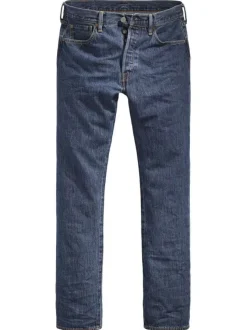 Jean 501 jean en coton uni avec une coupe droite et cinq poches