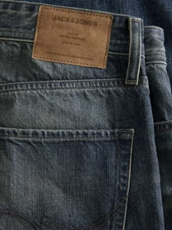 Jean Jjichris Jjoriginal Cb 620 Noos en coton indigo délavé à coupe droite