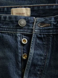 Jean Jjichris Jjoriginal Cb 620 Noos en coton indigo délavé à coupe droite