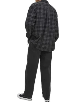 Jean Jjieddie Jjoriginal Sbd 275 Noos en coton noir uni avec une coupe large
