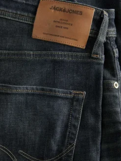 Jean Jjimike Jjoriginal Jj 156 Noos en coton brut uni avec une coupe droite