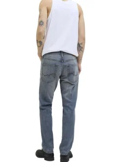 Jean Jjimike Jjoriginal Sbd 556 Noos en coton bleu uni avec une coupe droite