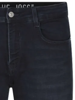 Jean 800/12 Jogg nuit avec une coupe droite et nom de la marque