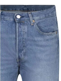 Jean 501® Levi'S® Original en coton bleu denim avec une coupe droite