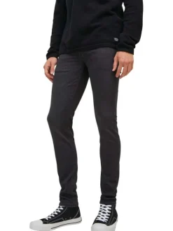 Jean Liam noir avec une coupe skinny et 2 poches plaquées à l'arrière