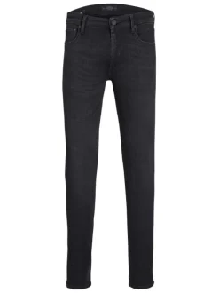 Jean Liam noir avec une coupe skinny et 2 poches plaquées à l'arrière