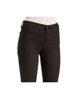 Jean noir pour femme denim semi-extensible coupe slim 712™