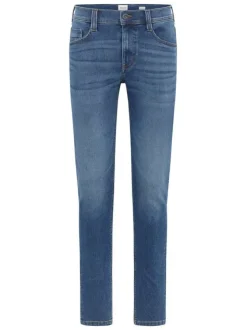 Jean Oregon stone à coupe slim avec patch d'authentification de la marque