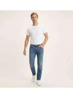Jean 511® 5 poches, en coton bleu délavé avec une coupe slim