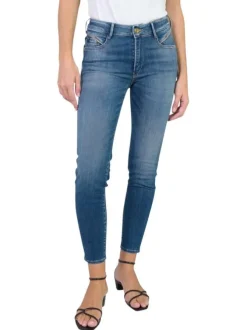 Jean pulphighc pefki en coton mélangé stone uni avec une coupe slim