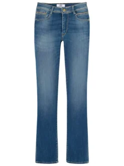 Jean pulphighreg vol en coton mélangé bleu uni avec une coupe droite