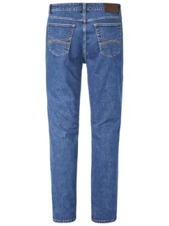 Jean Ranger en coton stone uni slim fit avec le nom de la marque sur un patch