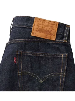 Jean 555 Relaxed Straight en coton nuit effet délavé avec une coupe droite