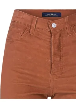 Jean Ribcage™ Straight Ankle camel en coton mélangé