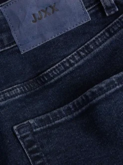 Jean Seoul Straight nuit en coton uni avec une coupe droite