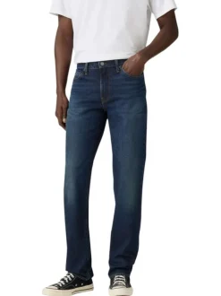 Jean 511® Slim en coton mélangé indigo légèrement délavé avec une coupe slim