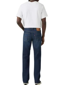 Jean 511® Slim en coton mélangé indigo légèrement délavé avec une coupe slim