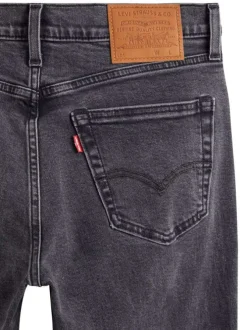 Jean slim 5 poches 511 en coton mélangé doux anthracite effet usé à zip et bouton