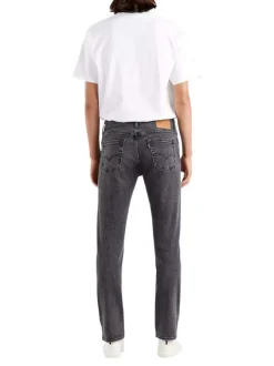 Jean slim 5 poches 511 en coton mélangé doux anthracite effet usé à zip et bouton