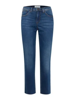 Jeans taille haute bleu