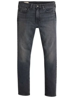 Jean 512® Taper anthracite en coton à coupe slim avec un patch de la marque