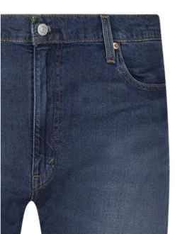 Jean 502 Taper B&T en coton indigo uni avec une coupe droite