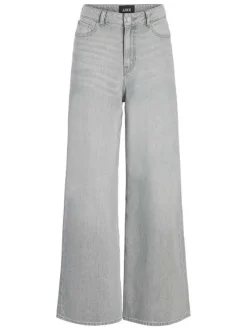Jean Tokyo en coton gris pourvu d'une coupe ample et du patch de la marque