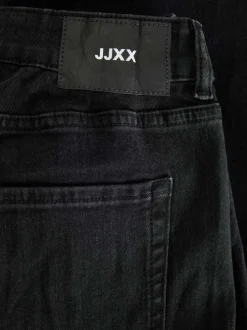 Jean Tokyo en coton noir uni à coupe bootcut et taille haute