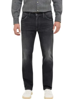 Jean Tramper Straight en coton anthracite à coupe droite avec multiples poches