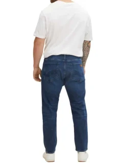 Jean Troy brut en coton avec une coupe slim et un patch à l'arrière